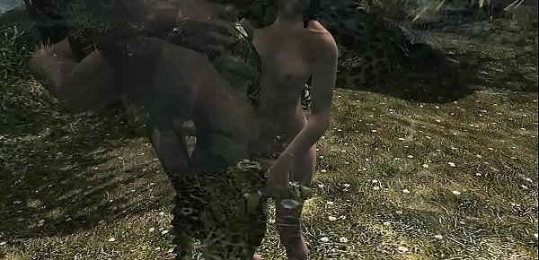  Argonian gets laid with Lydia Part 2